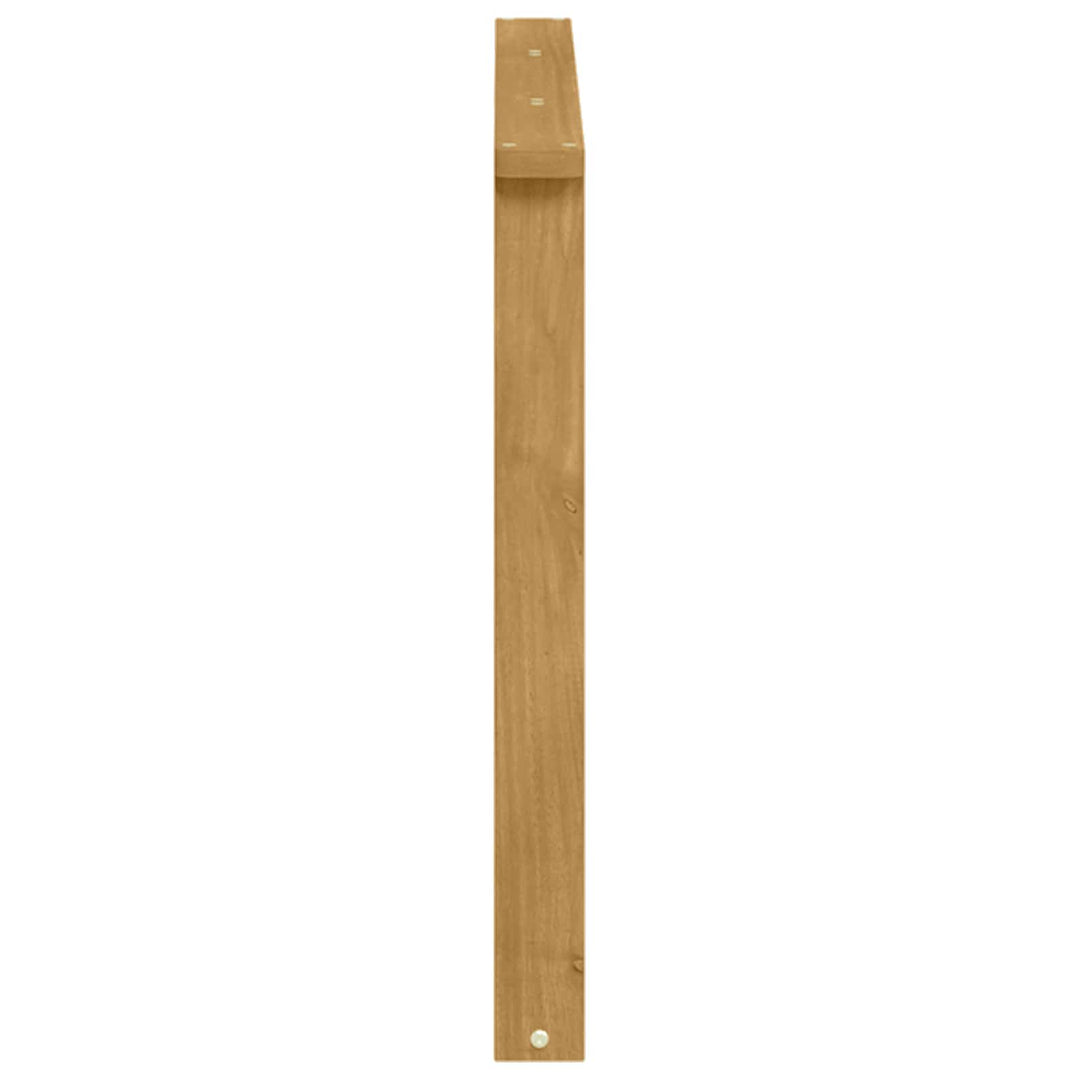 Armstödmodul 2 St Vit 80 X 6 X 61 Cm Massivt Akaciaträ