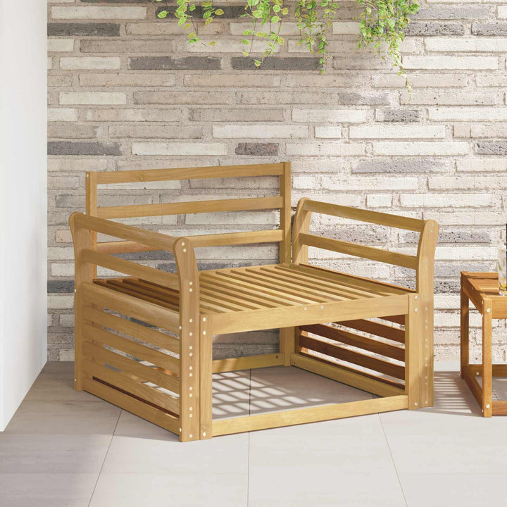 Armstödmodul 2 St Vit 78,5 X 8,5 X 60 Cm Massivt Akaciaträ