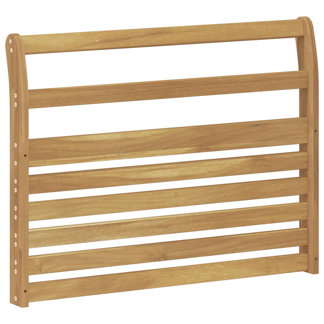 Armstödmodul 2 St Vit 78,5 X 8,5 X 60 Cm Massivt Akaciaträ