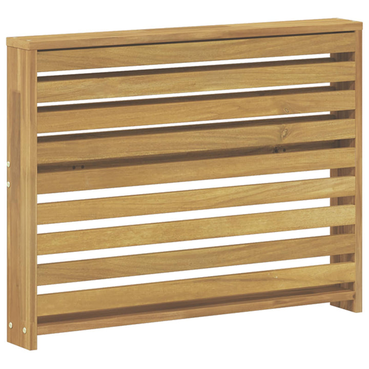 Armstödmodul 2 St Vit 78,5 X 10 X 61 Cm Massivt Akaciaträ