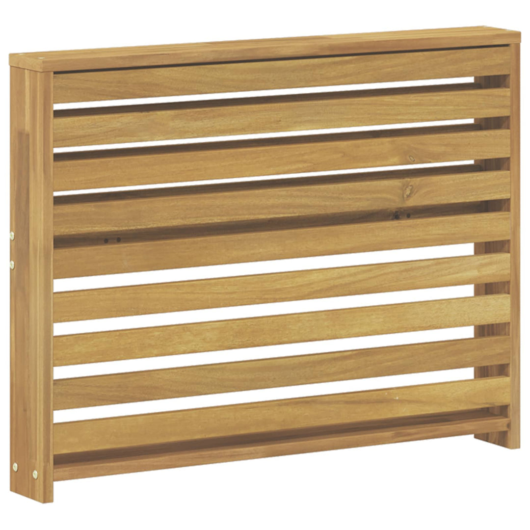 Armstödmodul 2 St Vit 78,5 X 10 X 61 Cm Massivt Akaciaträ