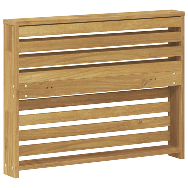 Armstödmodul 2 St Vit 78,5 X 10 X 61 Cm Massivt Akaciaträ
