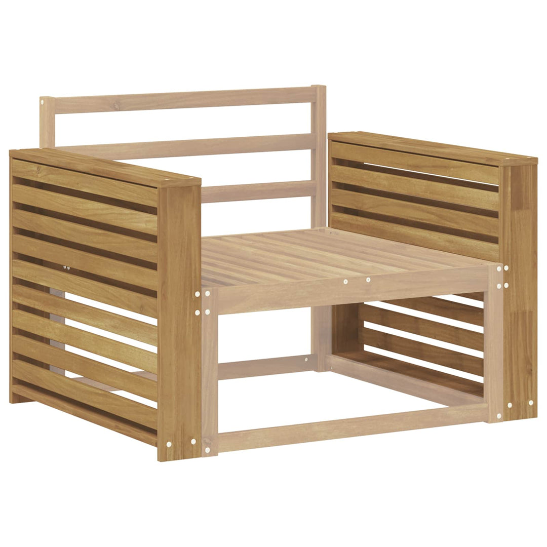 Armstödmodul 2 St Vit 78,5 X 10 X 61 Cm Massivt Akaciaträ
