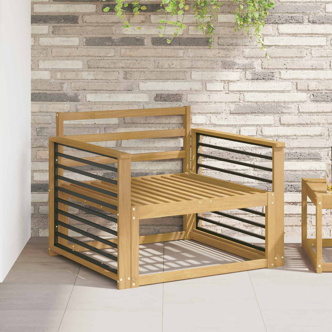 Armstödmodul 2 St Vit 80 X 6 X 61 Cm Massivt Akaciaträ