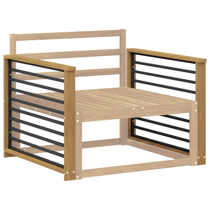 Armstödmodul 2 St Vit 80 X 6 X 61 Cm Massivt Akaciaträ
