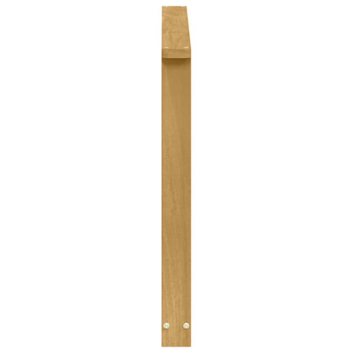 Armstödmodul 2 St Vit 80 X 6 X 61 Cm Massivt Akaciaträ