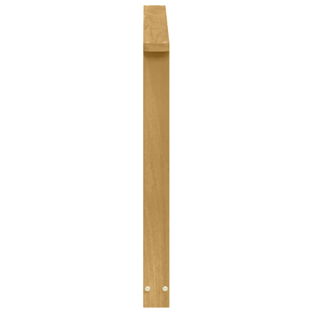 Armstödmodul 2 St Vit 80 X 6 X 61 Cm Massivt Akaciaträ