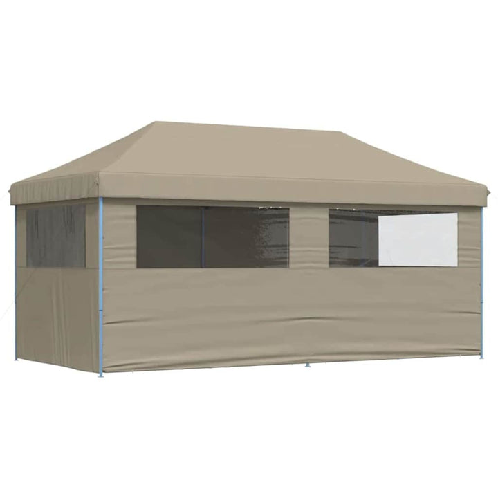 Partytält Pop-Up Taupe 580 X 292 X 315 Cm Oxford Tyg