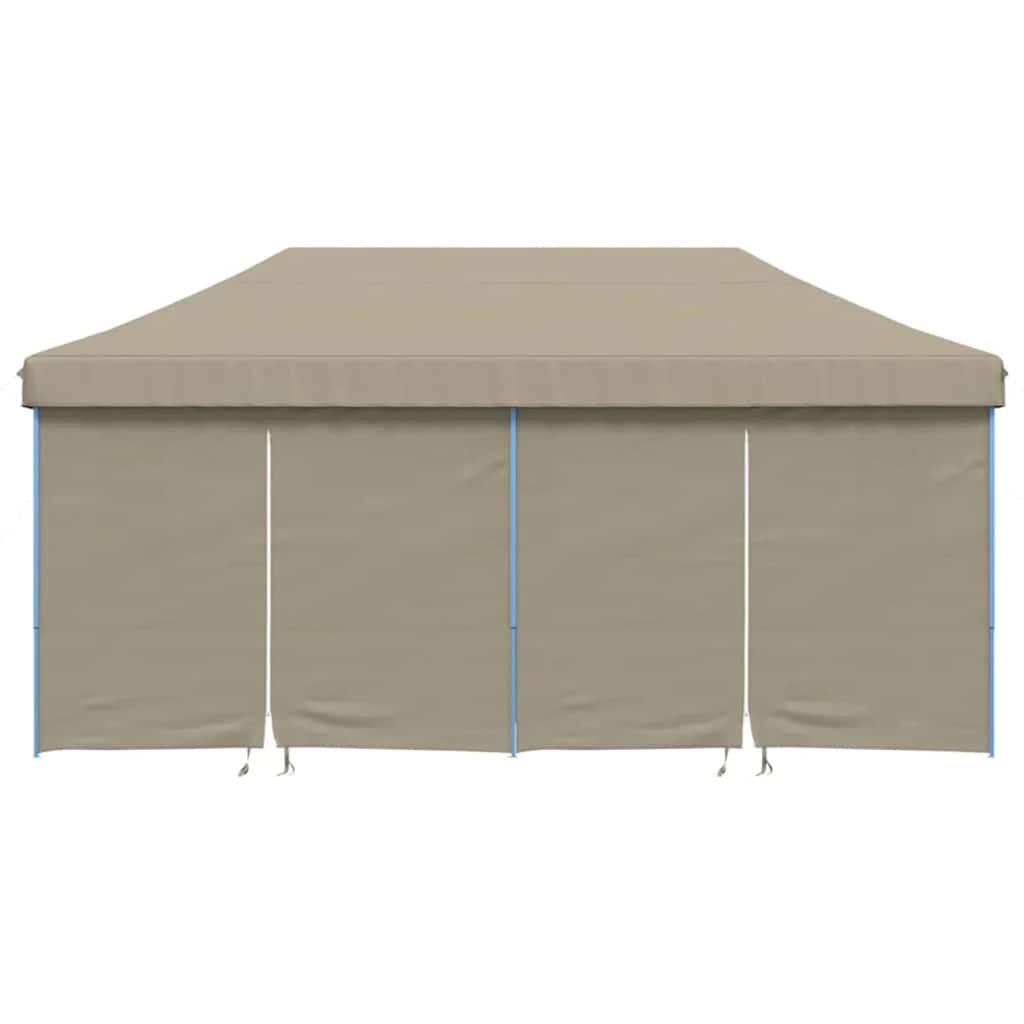 Partytält Pop-Up Taupe 580 X 292 X 315 Cm Oxford Tyg