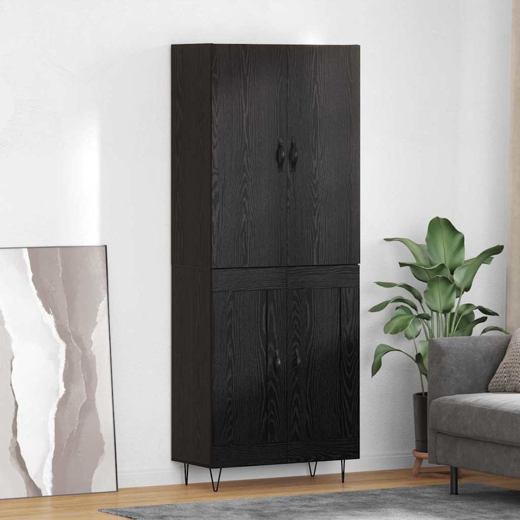 Högskåp 69,5X34X180 Cm Konstruerat Trä