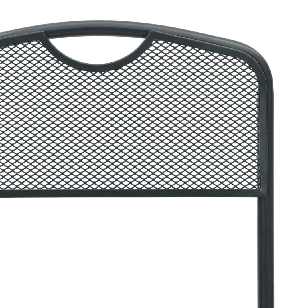 Trädgårdsstolar 2 Pcs Antracit 52,5 X 46 X 82 Cm Järn