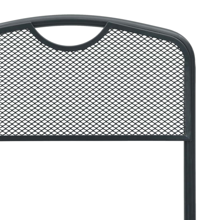 Trädgårdsstolar 2 Pcs Antracit 52,5 X 46 X 82 Cm Järn