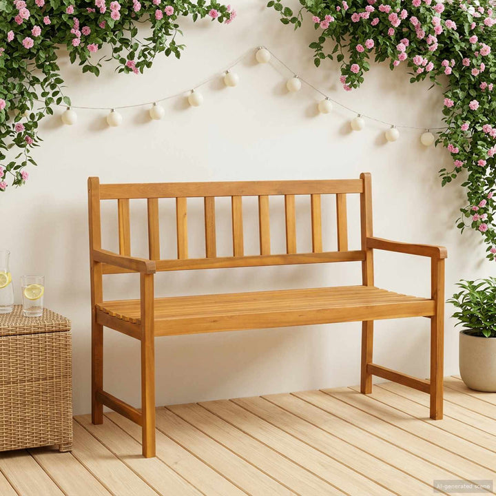 Trädgårdsbänk 2-Antal Sittplatser 110 X 55 X 90 Cm