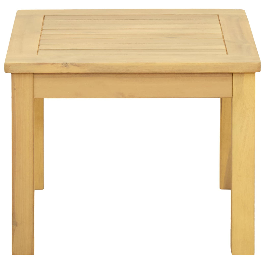 Kaffeebord Ljus Akacia 45 X 45 X 36 Cm Massivt Akaciaträ