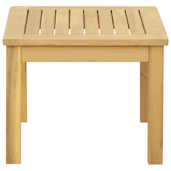 Kaffeebord Ljus Akacia 45 X 45 X 36 Cm Massivt Akaciaträ