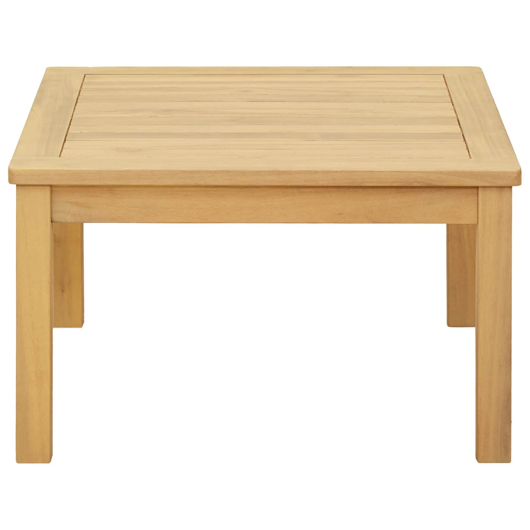 Kaffeebord Ljus Akacia 60 X 60 X 36 Cm Massivt Akaciaträ