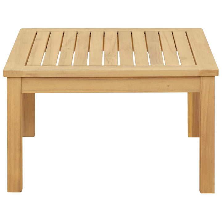 Kaffeebord Ljus Akacia 60 X 60 X 36 Cm Massivt Akaciaträ