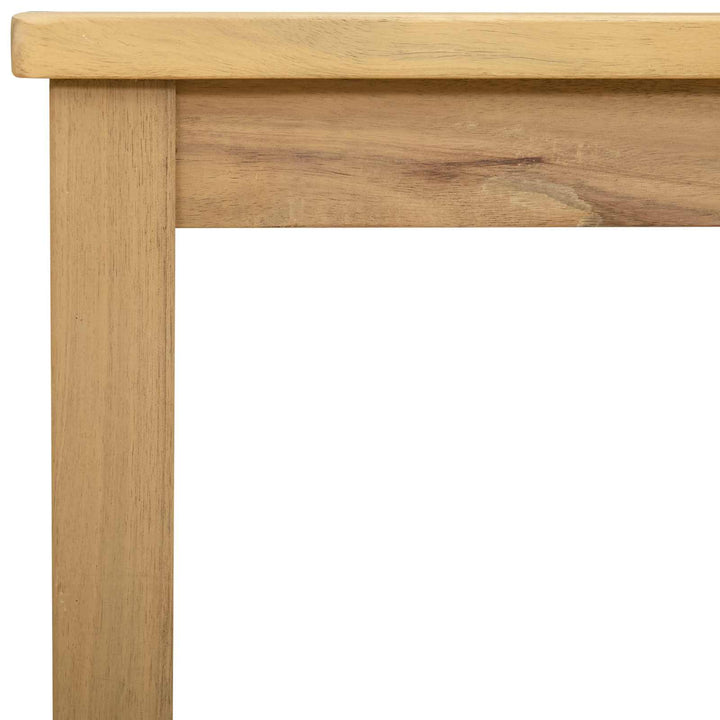 Kaffeebord Ljus Akacia 110 X 110 X 45 Cm Massivt Akaciaträ