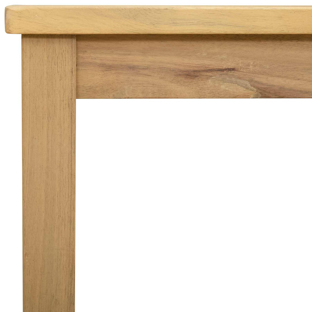 Kaffeebord Ljus Akacia 110 X 110 X 45 Cm Massivt Akaciaträ