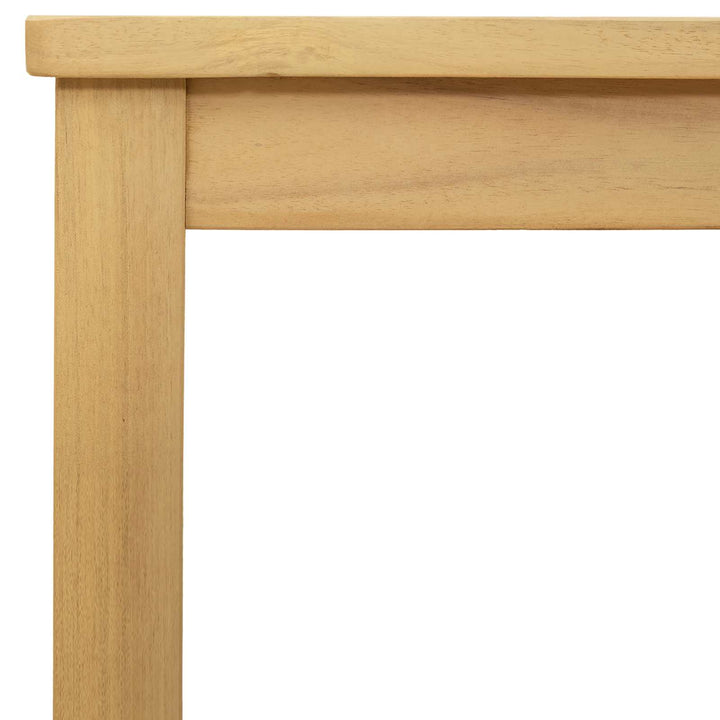 Kaffeebord Ljus Akacia 50 X 35 X 36 Cm Massivt Akaciaträ