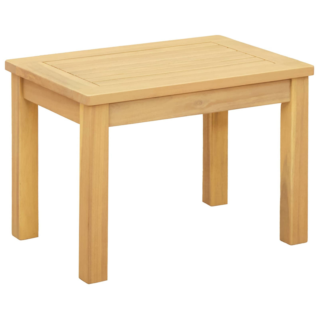 Kaffeebord Ljus Akacia 50 X 35 X 36 Cm Massivt Akaciaträ