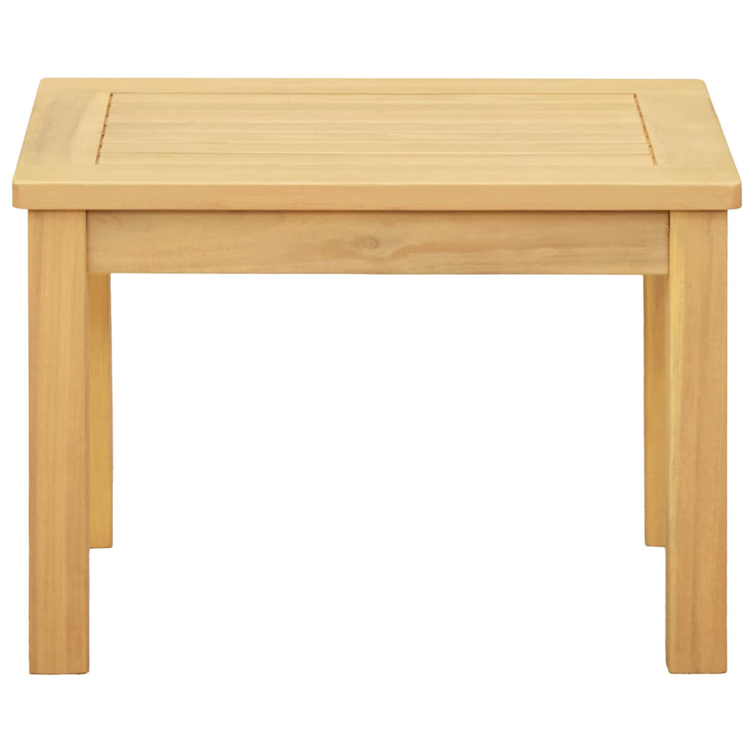 Kaffeebord Ljus Akacia 50 X 35 X 36 Cm Massivt Akaciaträ