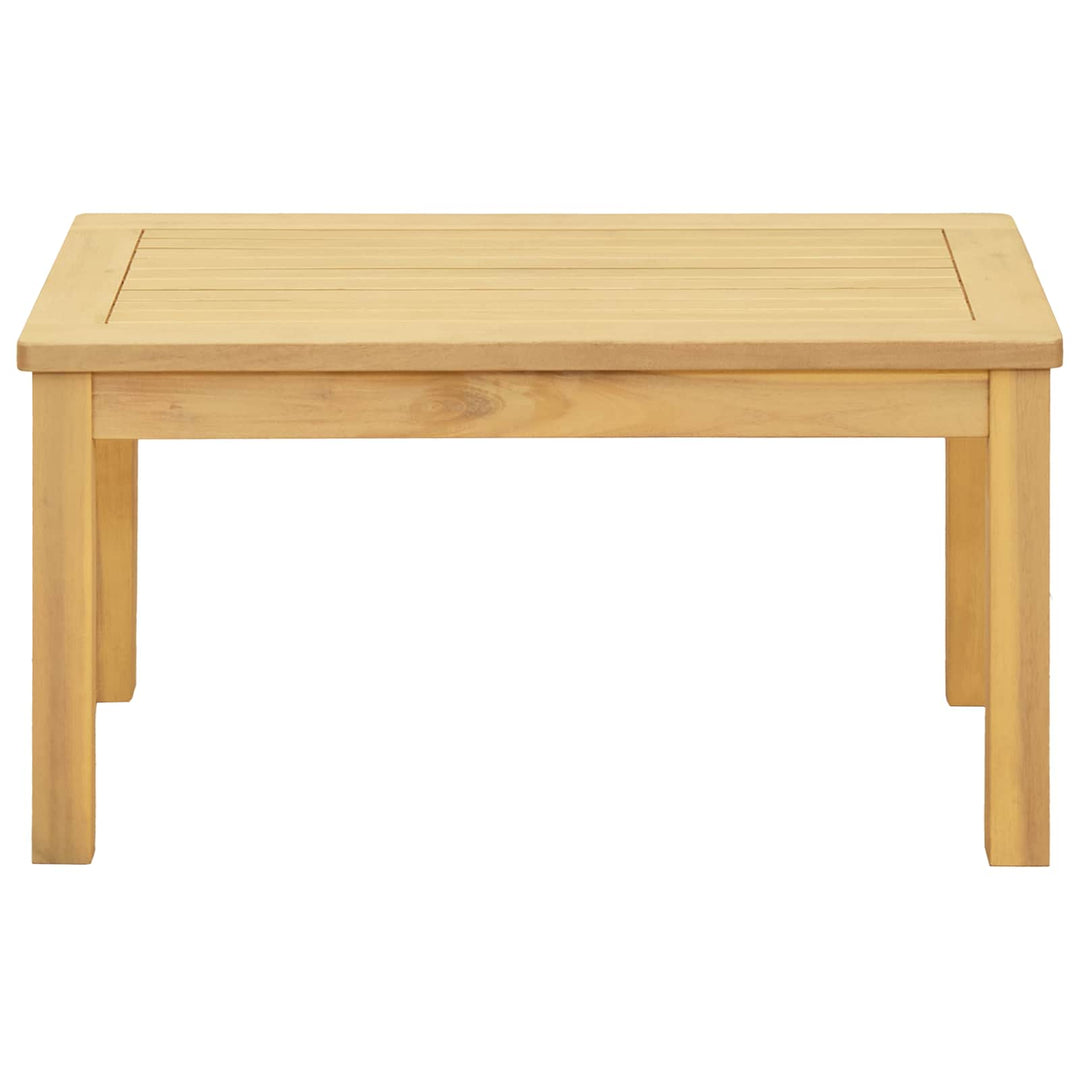 Kaffeebord Ljus Akacia 70 X 40 X 36 Cm Massivt Akaciaträ