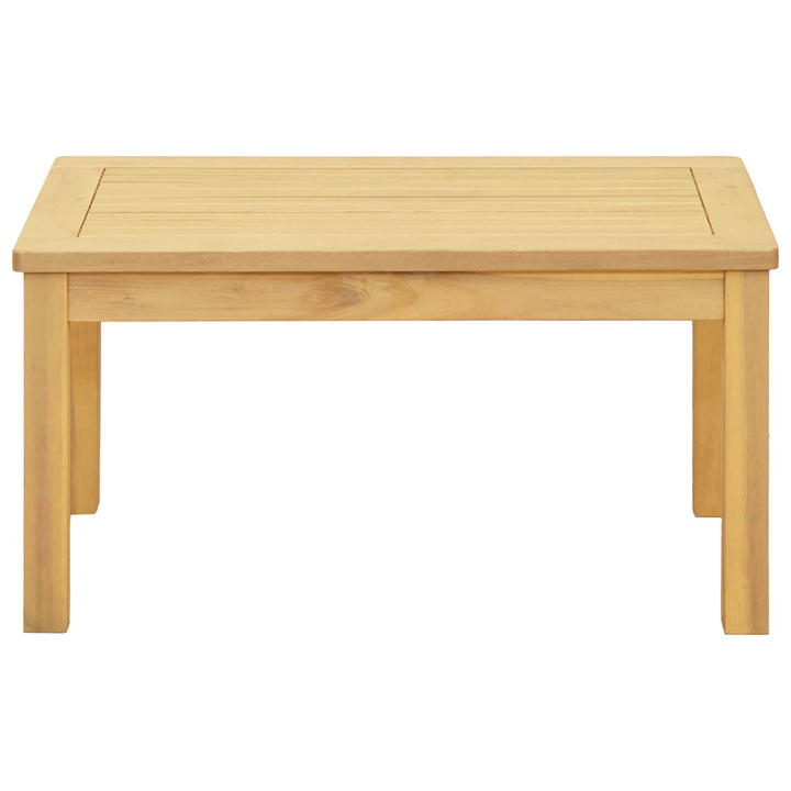 Kaffeebord Ljus Akacia 70 X 40 X 36 Cm Massivt Akaciaträ