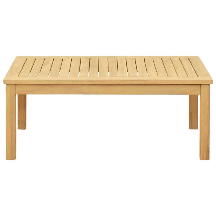 Kaffeebord Ljus Akacia 90 X 50 X 36 Cm Massivt Akaciaträ