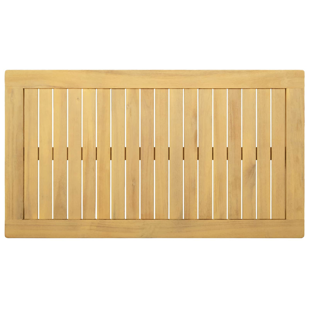 Kaffeebord Ljus Akacia 90 X 50 X 36 Cm Massivt Akaciaträ