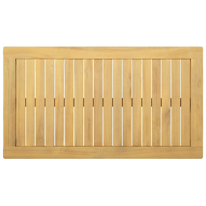 Kaffeebord Ljus Akacia 90 X 50 X 36 Cm Massivt Akaciaträ
