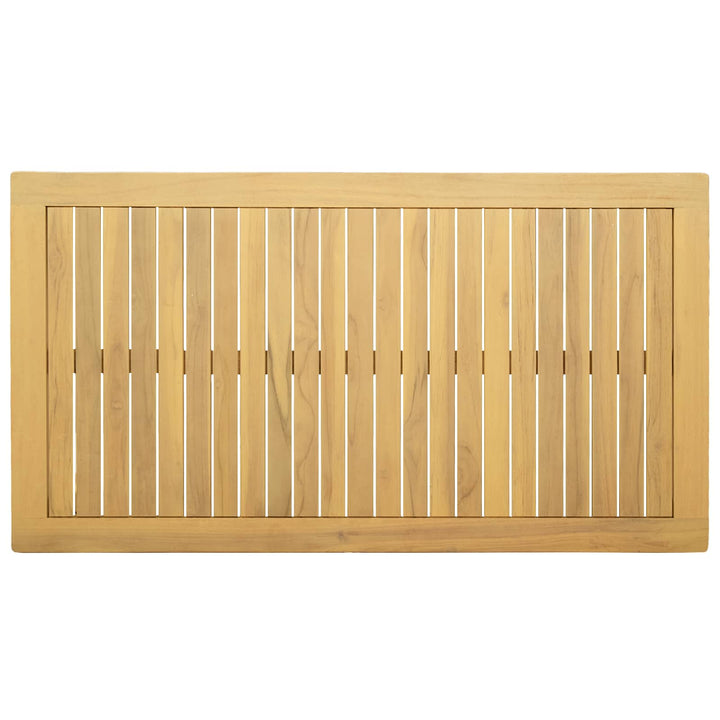 Kaffeebord Ljus Akacia 110 X 60 X 45 Cm Massivt Akaciaträ