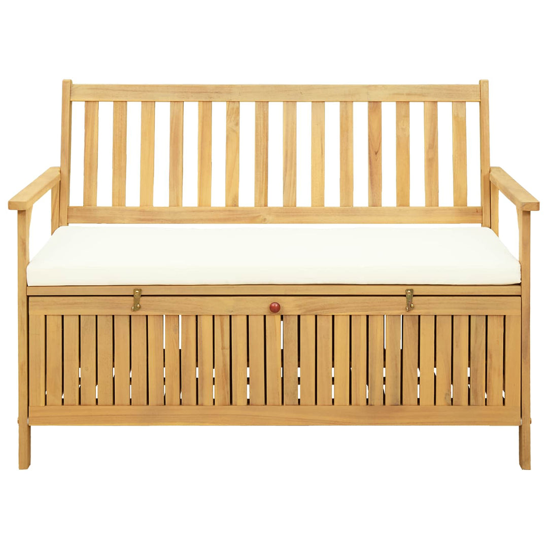 Förvaringsbänk 2 -Seater 120 X 63 X 84 Cm Rektangulär