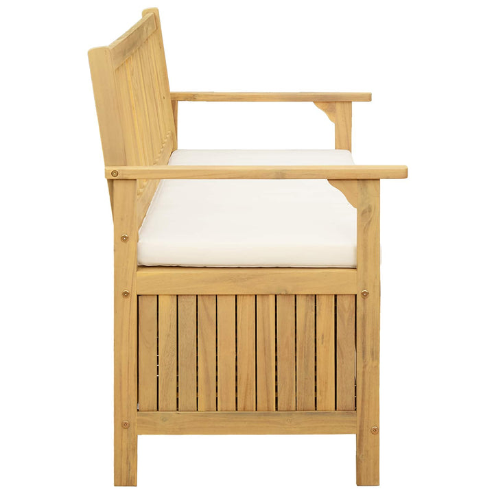 Förvaringsbänk 2 -Seater 120 X 63 X 84 Cm Rektangulär