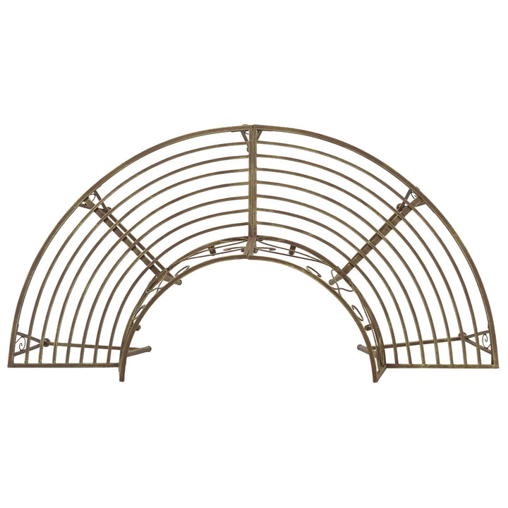 Trädbänk 4-Antal Sittplatser 160 X 80 X 89 Cm Stål Antikbrun