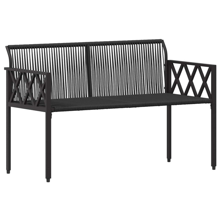 Utemöbelset 4 Pcs Svart Och Turkos Konstrotting