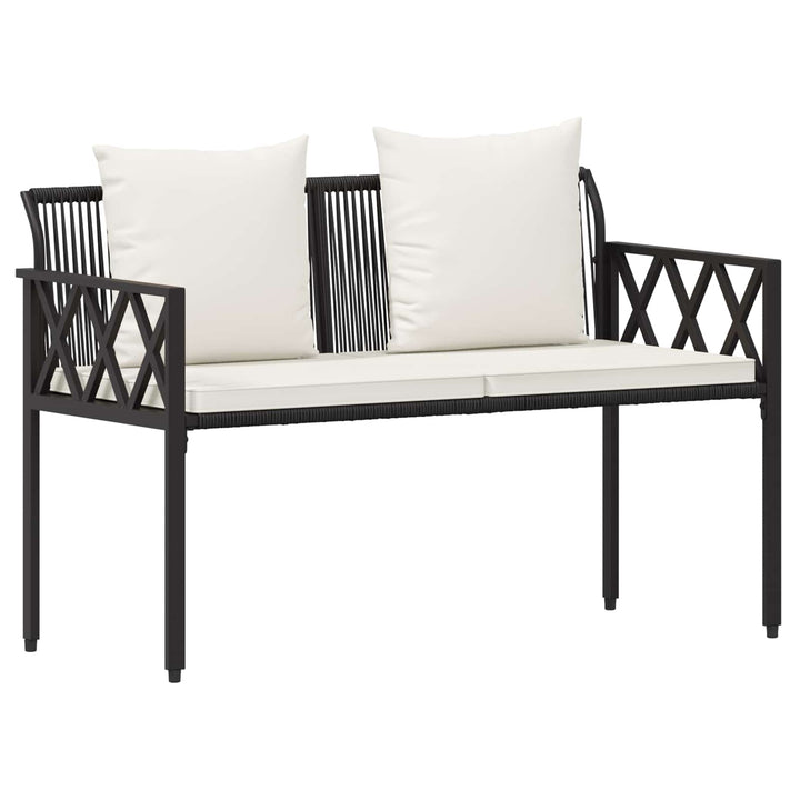 Utomhusbänkar 2 -Seater 116 X 56 X 75 Cm Konstrotting