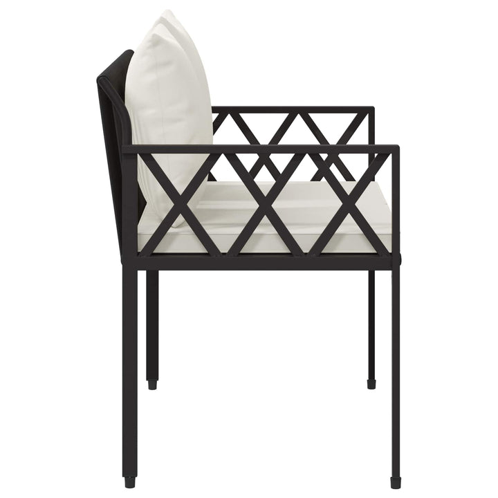 Utomhusbänkar 2 -Seater 116 X 56 X 75 Cm Konstrotting