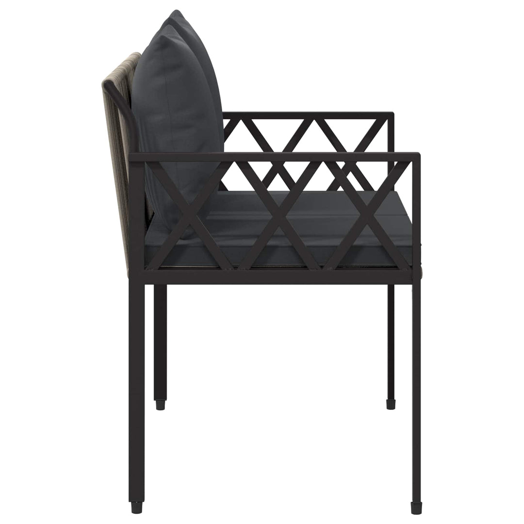 Utomhusbänkar 2 -Seater 116 X 56 X 75 Cm Konstrotting