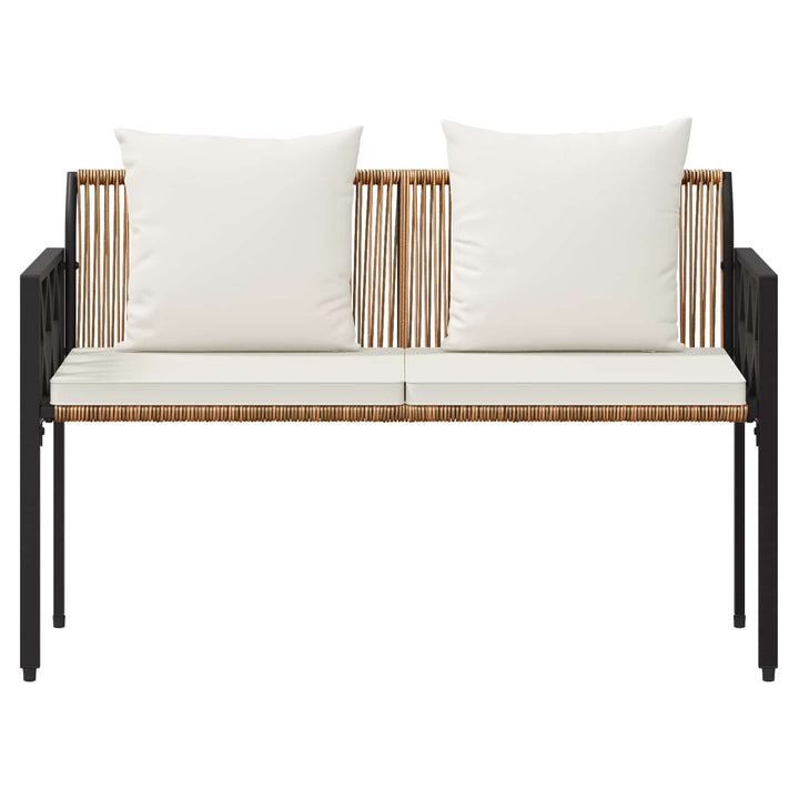 Utomhusbänkar 2 -Seater 116 X 56 X 75 Cm Konstrotting