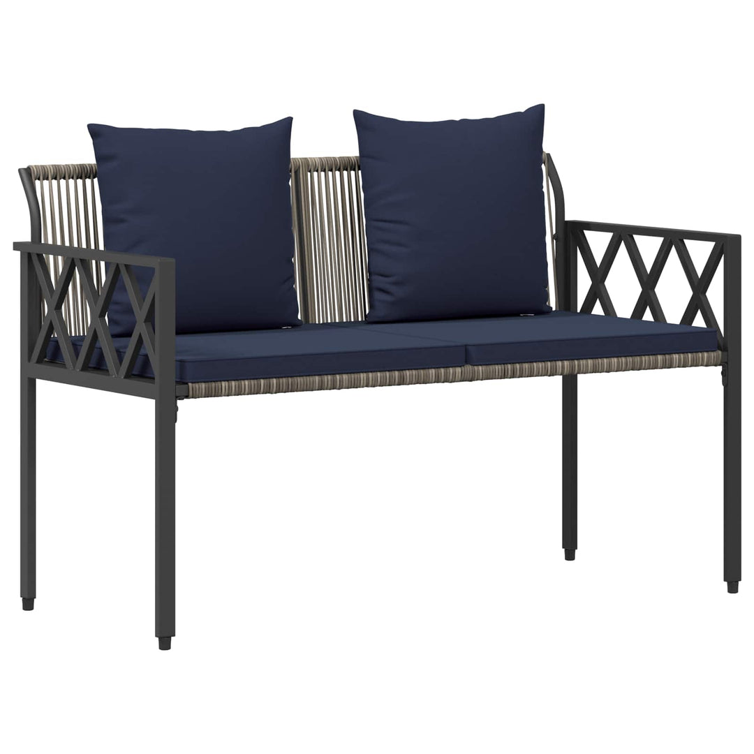 Utomhusbänkar 2 -Seater 116 X 56 X 75 Cm Konstrotting