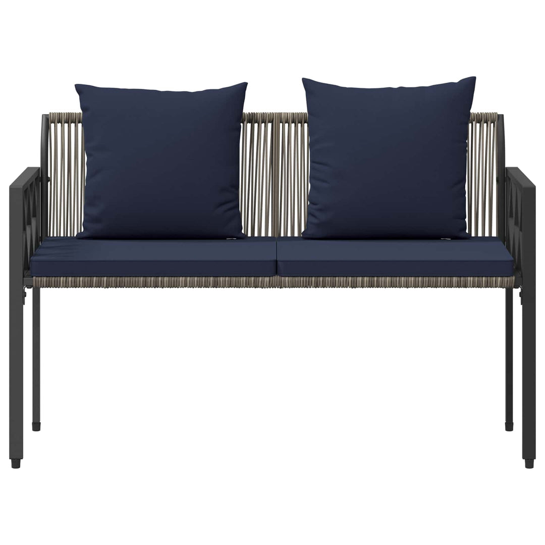 Utomhusbänkar 2 -Seater 116 X 56 X 75 Cm Konstrotting