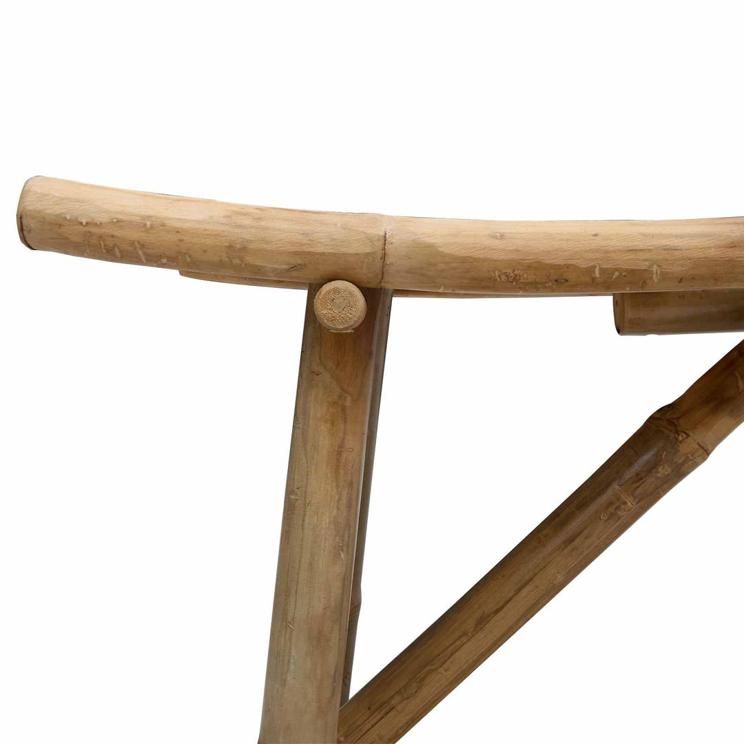 Trädgårdsbänk Naturfärg 110 X 45 X 50 Cm Bambus