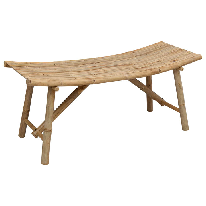 Trädgårdsbänk Naturfärg 110 X 45 X 50 Cm Bambus
