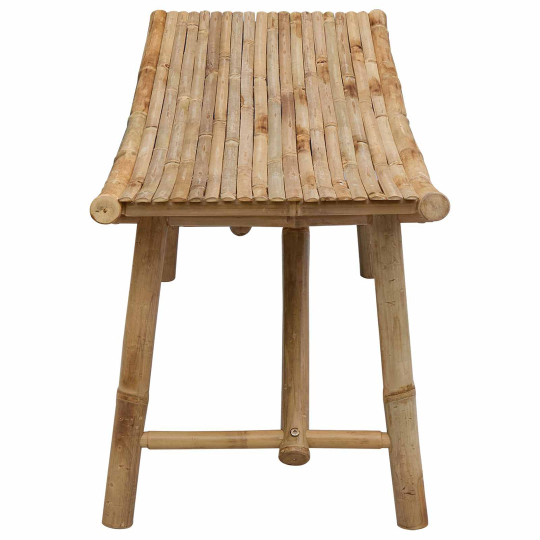 Trädgårdsbänk Naturfärg 110 X 45 X 50 Cm Bambus