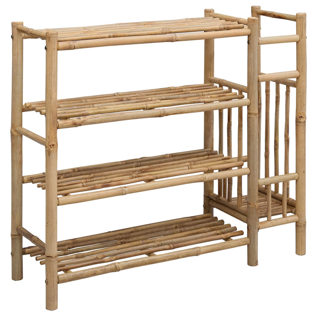 Skoställ 88 X 27 X 80 Cm Bambu Naturlig