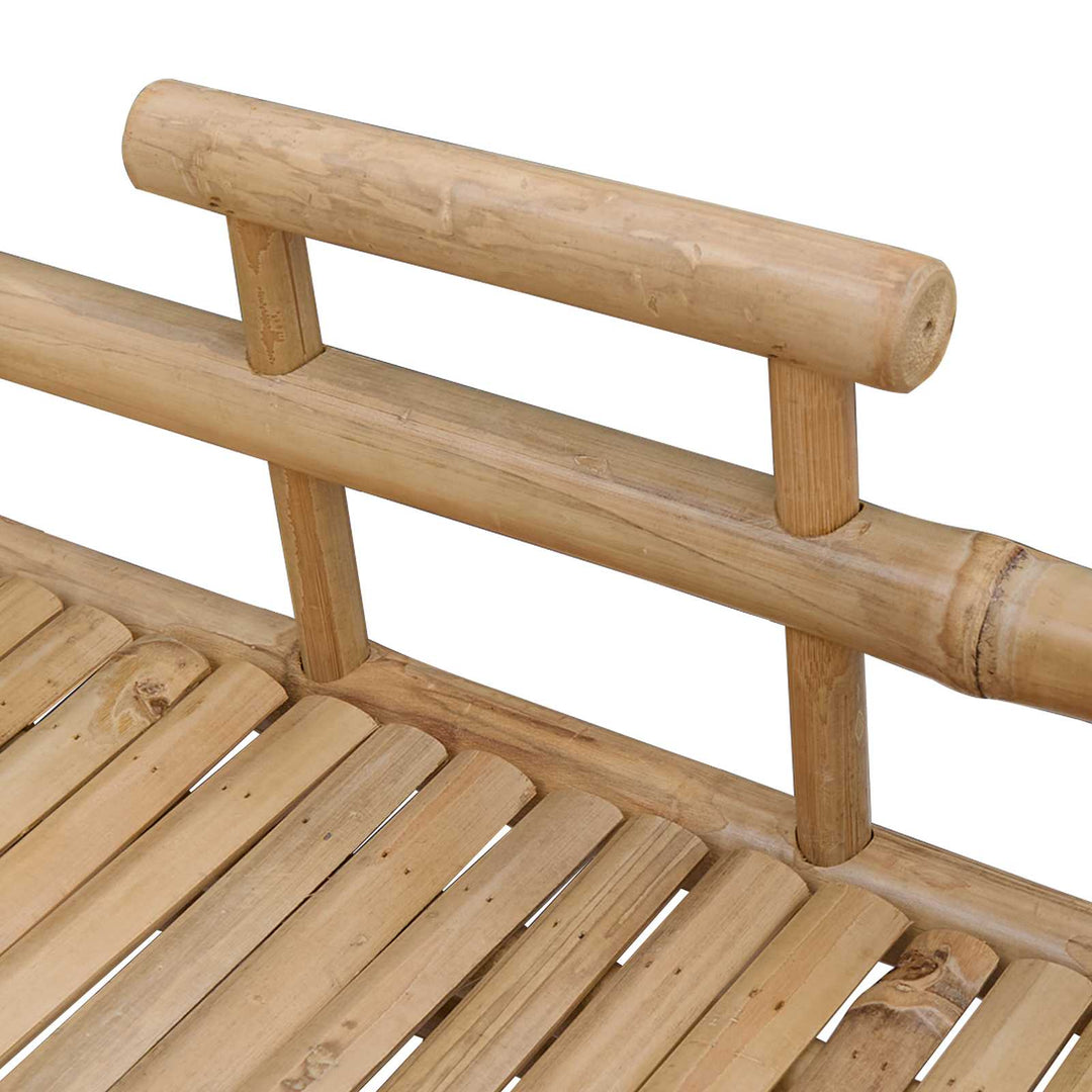 Vinvagn Med Hjul Naturfärg 85 X 50 X 93 Cm Bambus
