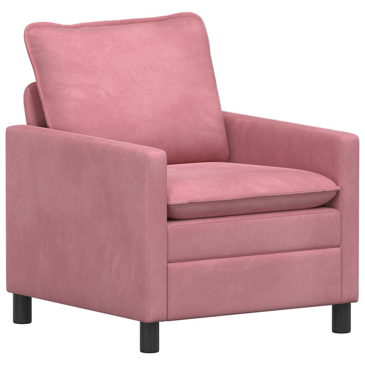 Soffset 2 Pcs Rosa Sammet