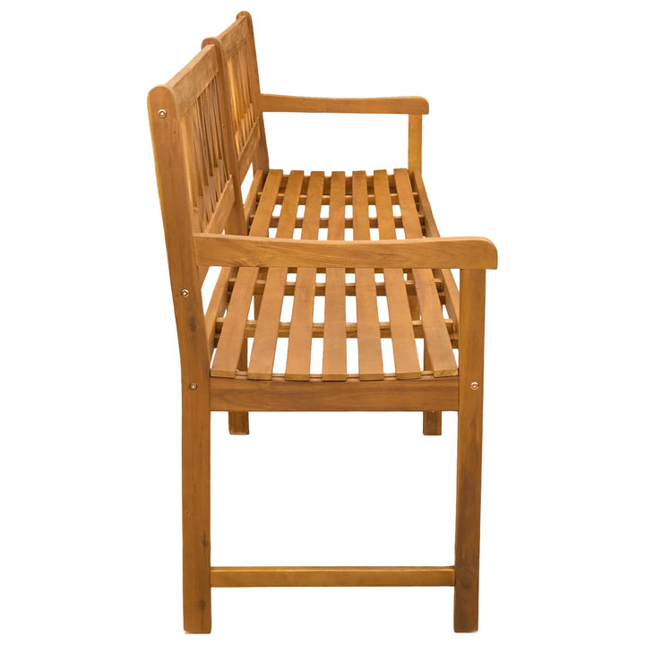 Utomhusbänk Naturlig 220 X 55,5 X 90 Cm Massivt Akaciaträ