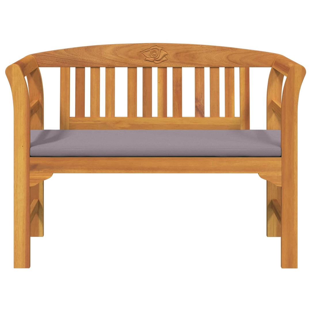 Rosabänk Naturlig 114 X 46 X 82,5 Cm Massivt Akaciaträ